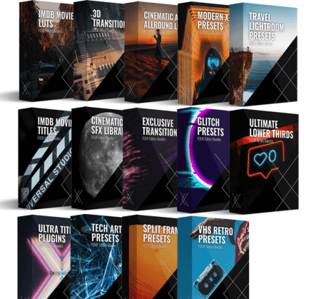 FOUR Editors Platinum Bundle: Complete All in 1 - 3000+ WAV Synth Presets